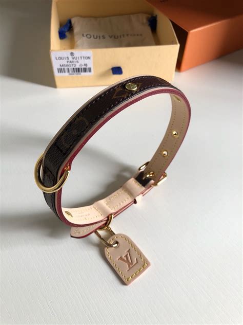 fake louis vuitton dog harness|louis vuitton dog collar sizes.